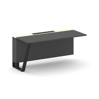 Steel Meet KMK-PR.B.SPZO-16(L) (Антрацит/Ваниль/Черный) Завершающий модуль