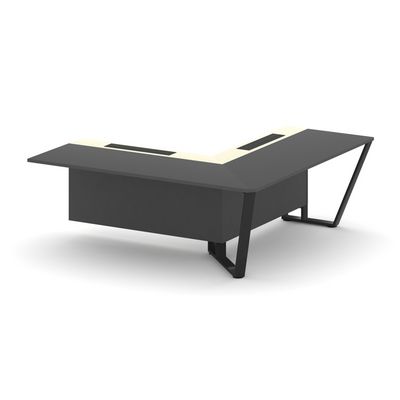 Steel Meet KMK-PR.B.SPZOU-20(R) (Антрацит/Ваниль/Черный) Завершающий угловой модуль правый