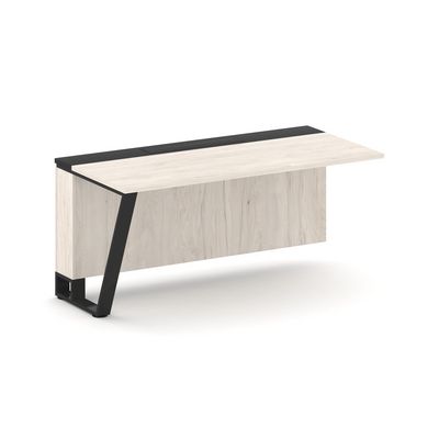 Steel Meet KM-PR.B.SPZO-16(L) (Денвер светлый/Графит/Черный) Завершающий модуль