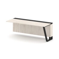 Steel Meet KM-PR.B.SPZO-20(R) (Денвер светлый/Графит/Черный) Завершающий модуль