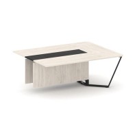 Steel Meet KM-PR.B.SPZW-20 (Денвер светлый/Графит/Черный) Завершающий модуль L=2000