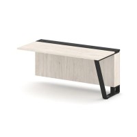 Steel Meet KMK-PR.B.SPZO-16(R) (Денвер светлый/Графит/Черный) Завершающий модуль