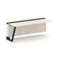 Steel Meet KMK-PR.B.SPZO-20(L) (Денвер светлый/Графит/Черный) Завершающий модуль