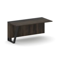 Steel Meet KMK-PR.B.SPZO-16(L) (Дуб мали/Графит/Черный) Завершающий модуль