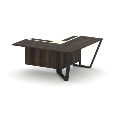 Steel Meet KM-PR.B.SPZOU-16(R) (Дуб мали/Ваниль/Черный) Завершающий угловой модуль правый