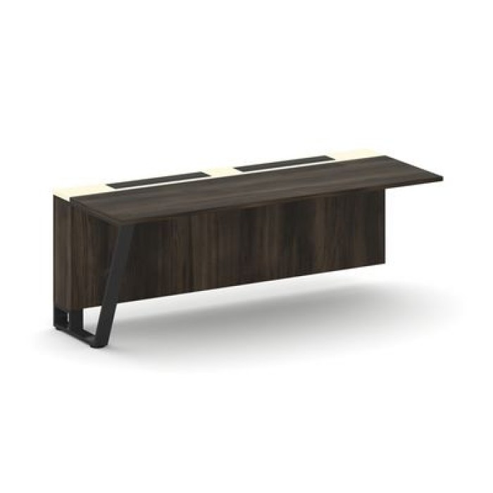 Стил Мит KMK-PR.B.SPZO-20(L) (Дуб мали/Ваниль/Черный) Завершающий модуль