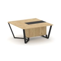 Steel Meet KM-PR.B.SPNW-16 (Тиквуд светлый/Графит/Черный) Начальный модуль L=1600