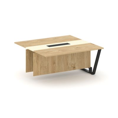 Steel Meet KM-PR.B.SPPW-16 (Тиквуд светлый/Ваниль/Черный) Проходной модуль L=1600