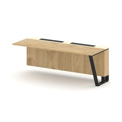 Steel Meet KM-PR.B.SPZO-20(R) (Тиквуд светлый/Ваниль/Черный) Завершающий модуль