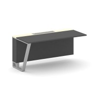 Steel Meet KM-PR.B.SPZO-16(L) (Антрацит/Ваниль/Серый) Завершающий модуль