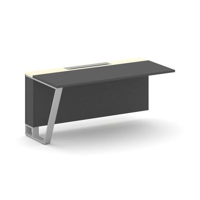 Steel Meet KM-PR.B.SPZO-16(L) (Антрацит/Ваниль/Серый) Завершающий модуль