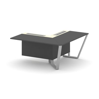 Steel Meet KM-PR.B.SPZOU-16(R) (Антрацит/Ваниль/Серый) Завершающий угловой модуль правый