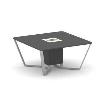 Steel Meet KMK-PR.B.SP-08 (Антрацит/Ваниль/Серый) Стол переговорный квадратный