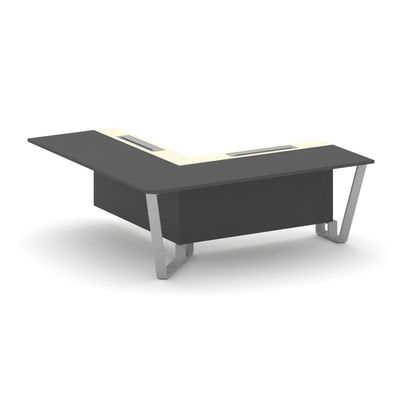 Steel Meet KMK-PR.B.SPPOU-20(L) (Антрацит/Ваниль/Серый) Проходной угловой модуль левый