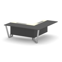 Steel Meet KMK-PR.B.SPPOU-20(R) (Антрацит/Ваниль/Серый) Проходной угловой модуль правый