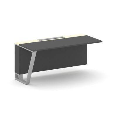 Steel Meet KMK-PR.B.SPZO-16(L) (Антрацит/Ваниль/Серый) Завершающий модуль