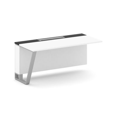 Steel Meet KM-PR.B.SPZO-16(L) (Белый бриллиант/Графит/Серый) Завершающий модуль