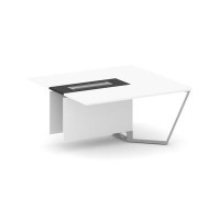 Steel Meet KM-PR.B.SPZW-16 (Белый бриллиант/Графит/Серый) Завершающий модуль L=1600