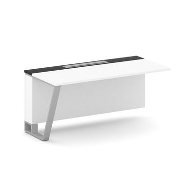 Steel Meet KMK-PR.B.SPZO-16(L) (Белый бриллиант/Графит/Серый) Завершающий модуль