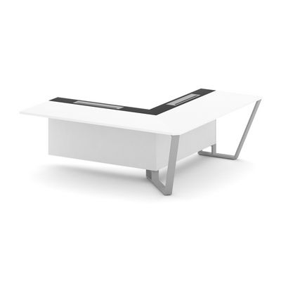 Steel Meet KMK-PR.B.SPZOU-20(R) (Белый бриллиант/Графит/Серый) Завершающий угловой модуль правый