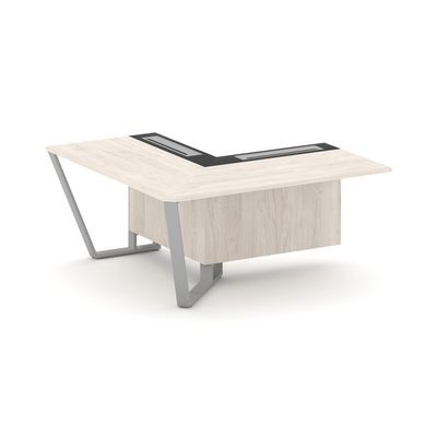 Steel Meet KM-PR.B.SPZOU-16(L) (Денвер светлый/Графит/Серый) Завершающий угловой модуль левый