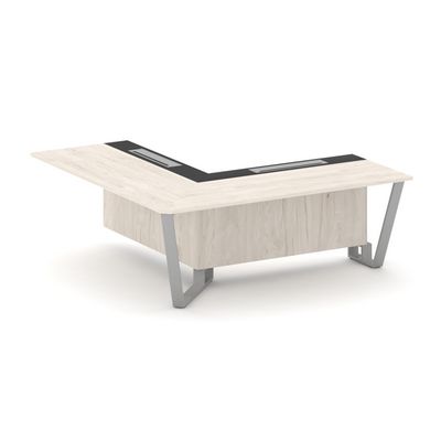 Steel Meet KMK-PR.B.SPPOU-20(L) (Денвер светлый/Графит/Серый) Проходной угловой модуль левый