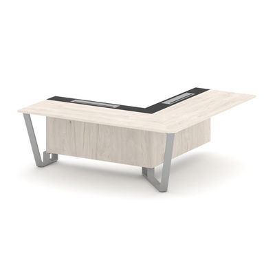 Steel Meet KMK-PR.B.SPPOU-20(R) (Денвер светлый/Графит/Серый) Проходной угловой модуль правый