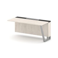 Steel Meet KMK-PR.B.SPZO-16(R) (Денвер светлый/Графит/Серый) Завершающий модуль