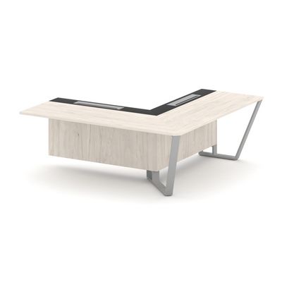 Steel Meet KMK-PR.B.SPZOU-20(R) (Денвер светлый/Графит/Серый) Завершающий угловой модуль правый