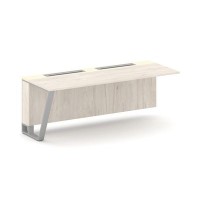 Steel Meet KMK-PR.B.SPZO-20(L) (Денвер светлый/Ваниль/Серый) Завершающий модуль