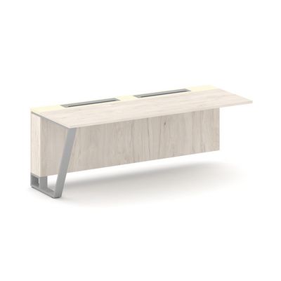 Steel Meet KMK-PR.B.SPZO-20(L) (Денвер светлый/Ваниль/Серый) Завершающий модуль