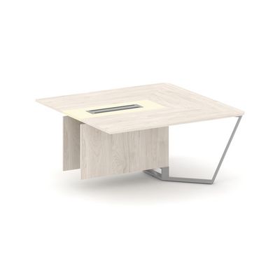 Steel Meet KMK-PR.B.SPZW-16 (Денвер светлый/Ваниль/Серый) Завершающий модуль L=1600