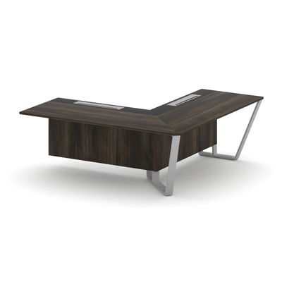 Steel Meet KM-PR.B.SPZOU-20(R) (Дуб мали/Графит/Серый) Завершающий угловой модуль правый