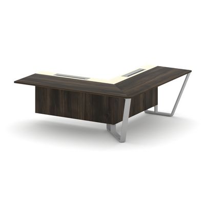 Steel Meet KMK-PR.B.SPZOU-20(R) (Дуб мали/Ваниль/Серый) Завершающий угловой модуль правый