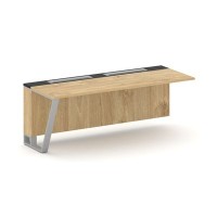 Steel Meet KM-PR.B.SPZO-20(L) (Тиквуд светлый/Графит/Серый) Завершающий модуль