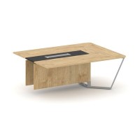 Steel Meet KM-PR.B.SPZW-20 (Тиквуд светлый/Графит/Серый) Завершающий модуль L=2000