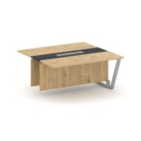 Steel Meet KMK-PR.B.SPPW-16 (Тиквуд светлый/Графит/Серый) Проходной модуль L=1600