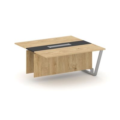 Steel Meet KMK-PR.B.SPPW-16 (Тиквуд светлый/Графит/Серый) Проходной модуль L=1600