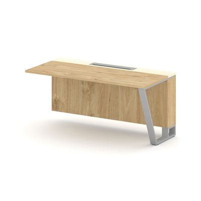 Steel Meet KM-PR.B.SPZO-16(R) (Тиквуд светлый/Ваниль/Серый) Завершающий модуль