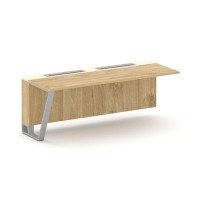 Steel Meet KM-PR.B.SPZO-20(L) (Тиквуд светлый/Ваниль/Серый) Завершающий модуль