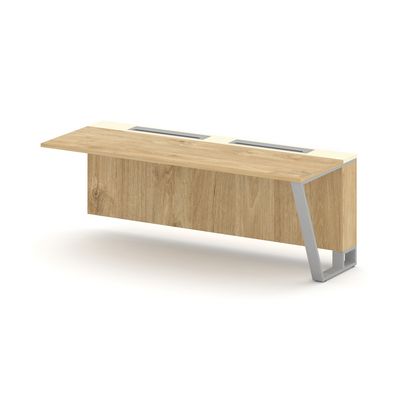 Steel Meet KM-PR.B.SPZO-20(R) (Тиквуд светлый/Ваниль/Серый) Завершающий модуль