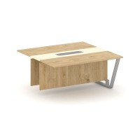 Steel Meet KMK-PR.B.SPPW-16 (Тиквуд светлый/Ваниль/Серый) Проходной модуль L=1600