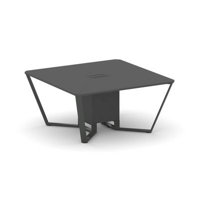 Steel Meet KD-PR.B.SP-08 (Антрацит/Антрацит) Стол переговорный квадратный
