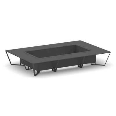 Steel Meet KD-PR.B.SP-20K (Антрацит/Антрацит) Стол переговорный прямоугольный