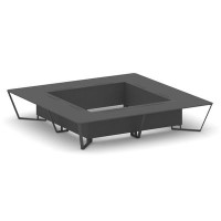 Steel Meet KD-PR.B.SP-20K2 (Антрацит/Антрацит) Стол переговорный квадратный