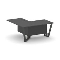 Steel Meet KD-PR.B.SPPOU-16(L) (Антрацит/Антрацит) Проходной угловой модуль левый