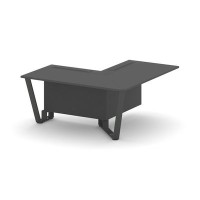 Steel Meet KD-PR.B.SPPOU-16(R) (Антрацит/Антрацит) Проходной угловой модуль правый