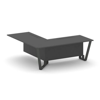 Steel Meet KD-PR.B.SPPOU-20(L) (Антрацит/Антрацит) Проходной угловой модуль левый