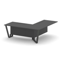 Steel Meet KD-PR.B.SPPOU-20(R) (Антрацит/Антрацит) Проходной угловой модуль правый