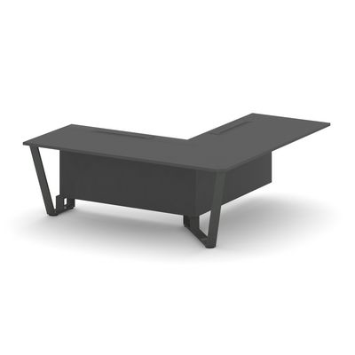 Steel Meet KD-PR.B.SPPOU-20(R) (Антрацит/Антрацит) Проходной угловой модуль правый